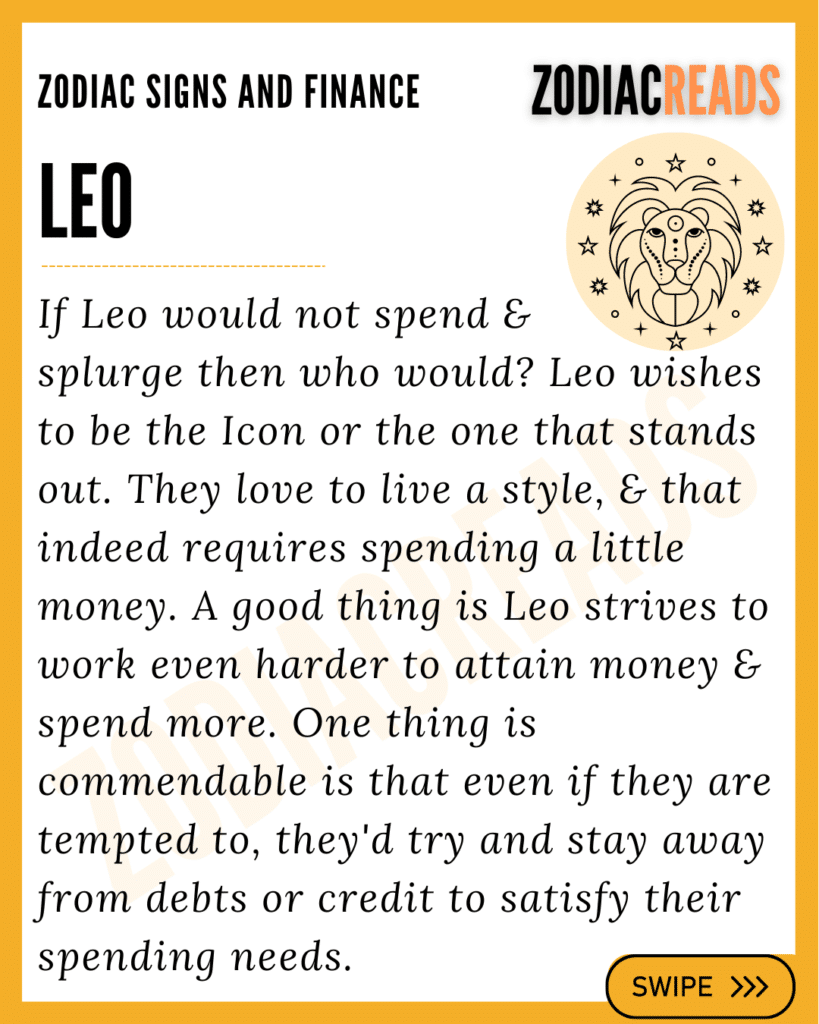 Leo and money