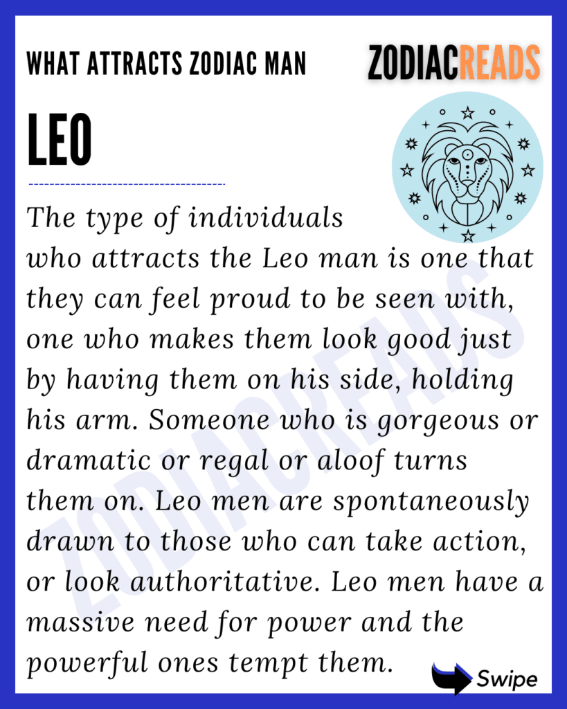 What attracts Zodiac LEo Man