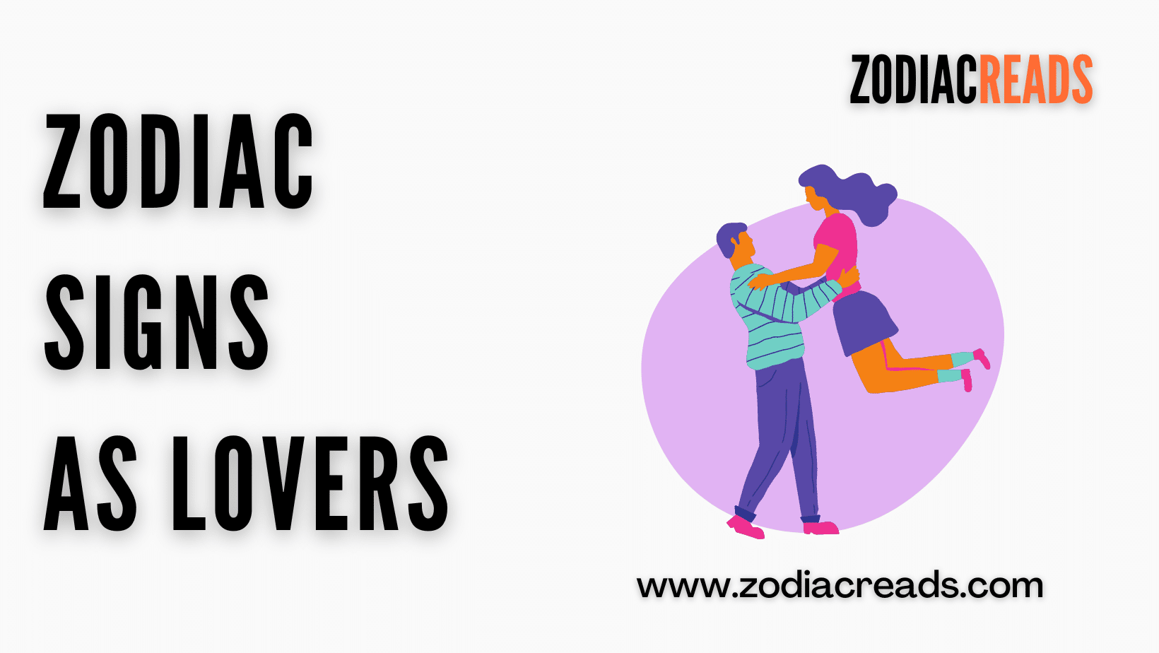 Zodiac signs as lovers