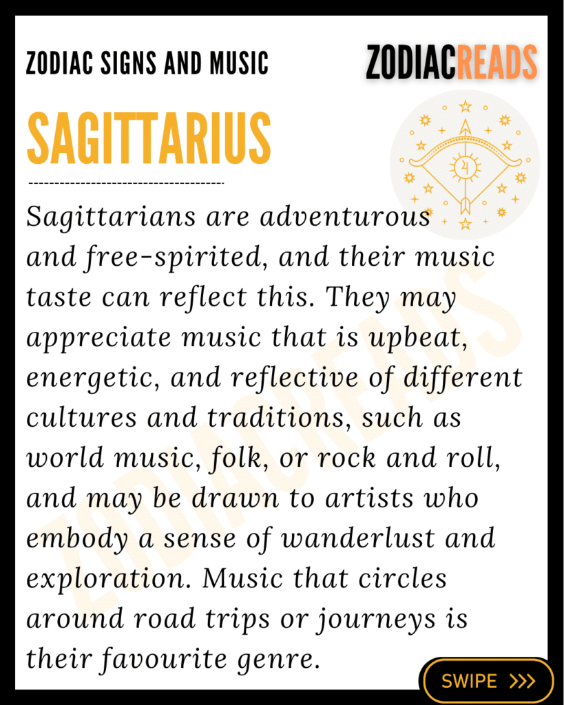 sagittarius and music