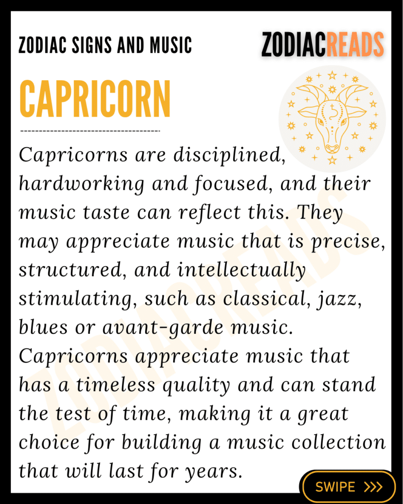 capricorn and music