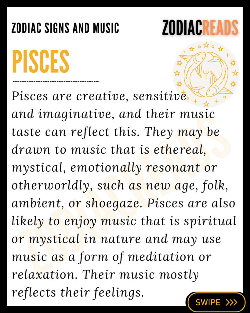 pisces and music