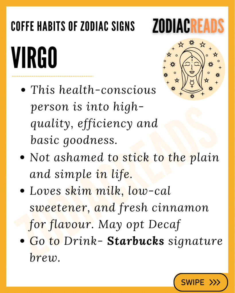 Coffee habits of Virgo
