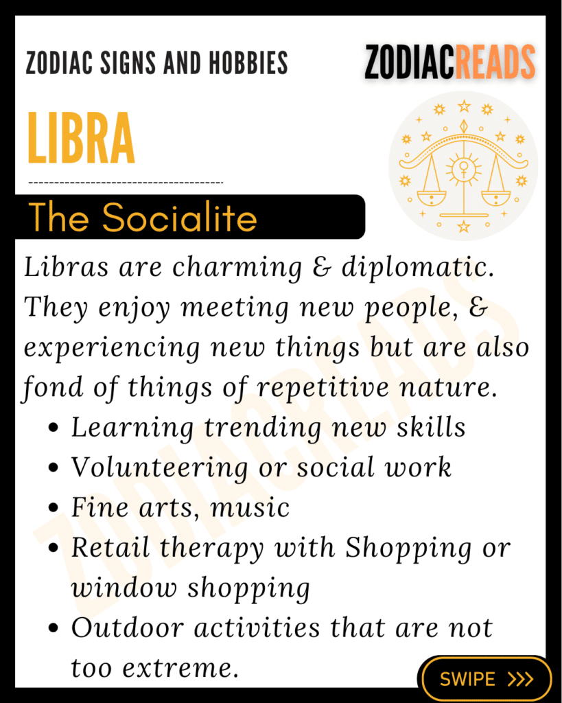 Libra hobbies