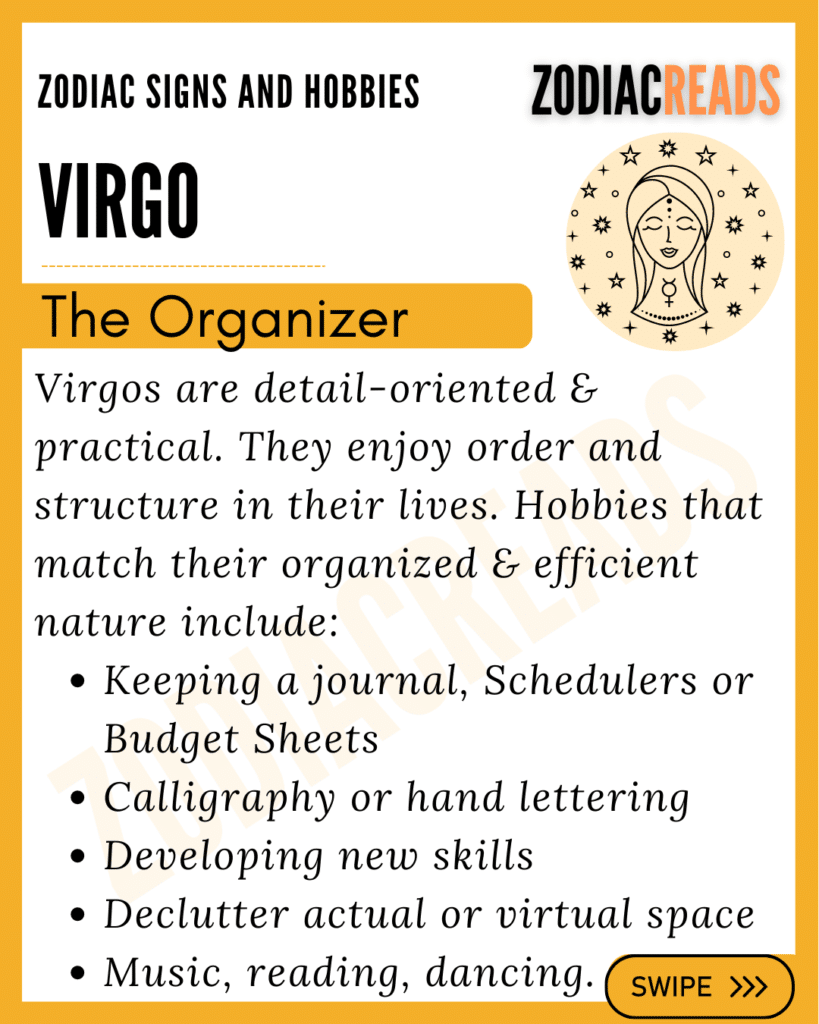 virgo hobbies