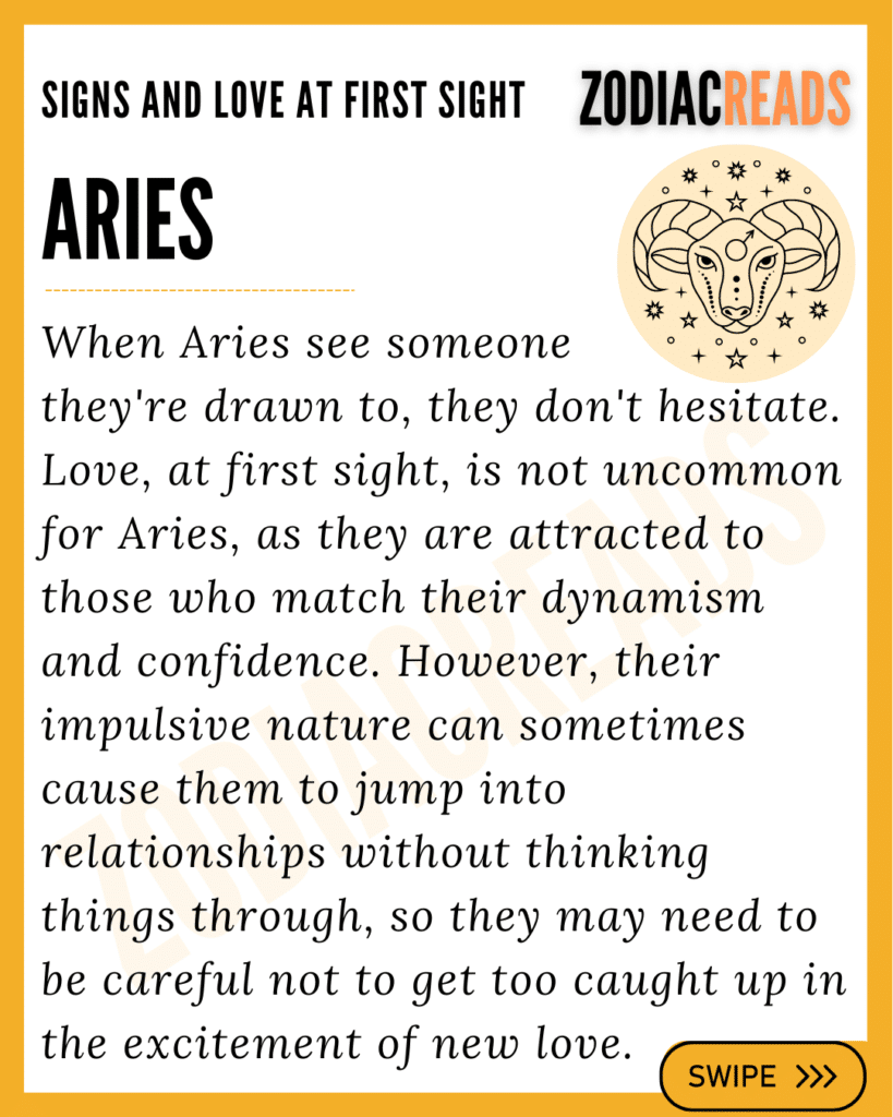 Zodiac Signs and Love at first sight