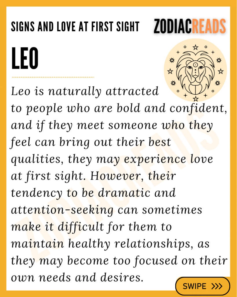 leo love at first sight