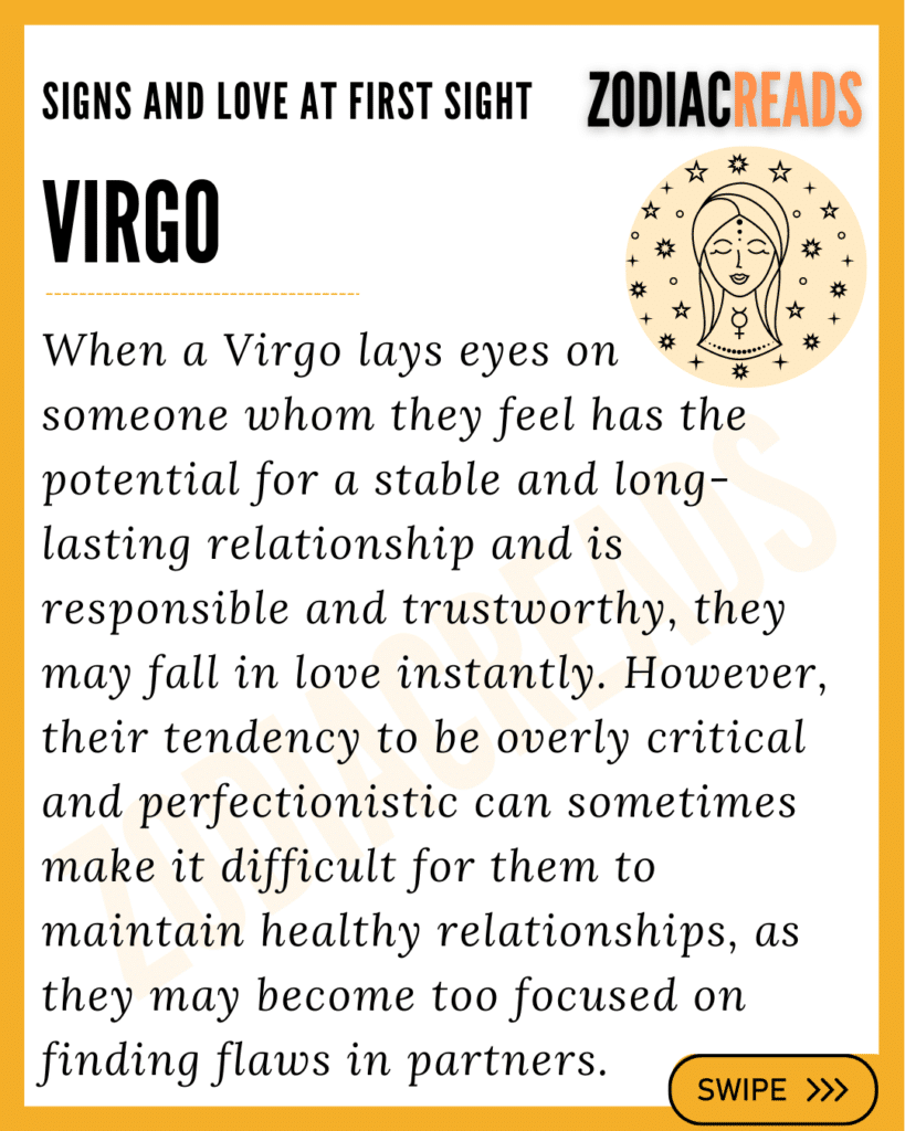 Virgo love at first sight