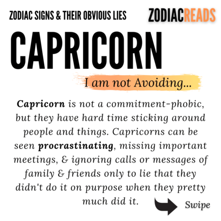 Capricorn lie