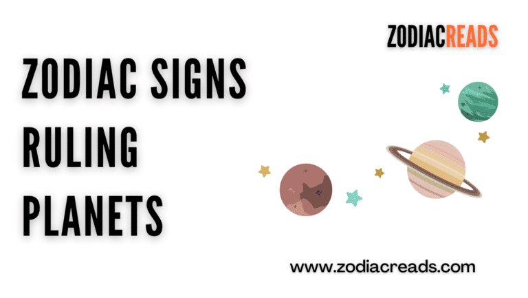 Zodiac signs Ruling Planets