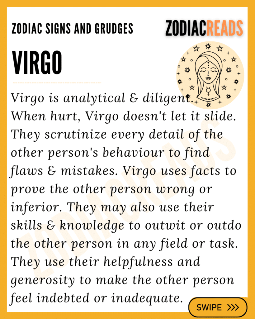virgo and grudges