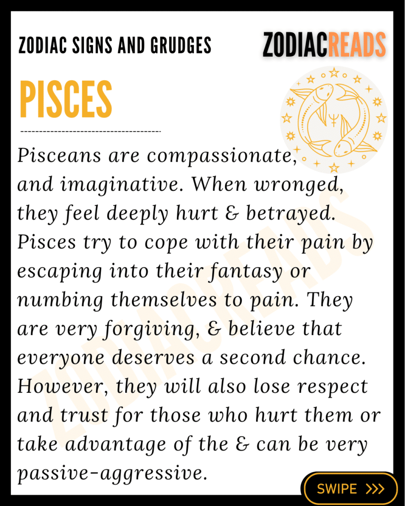 Pisces and grudges