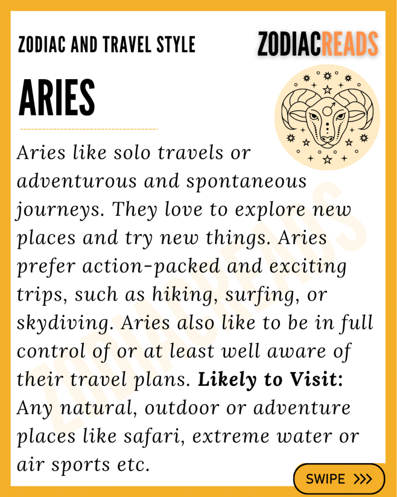Aries and Travel