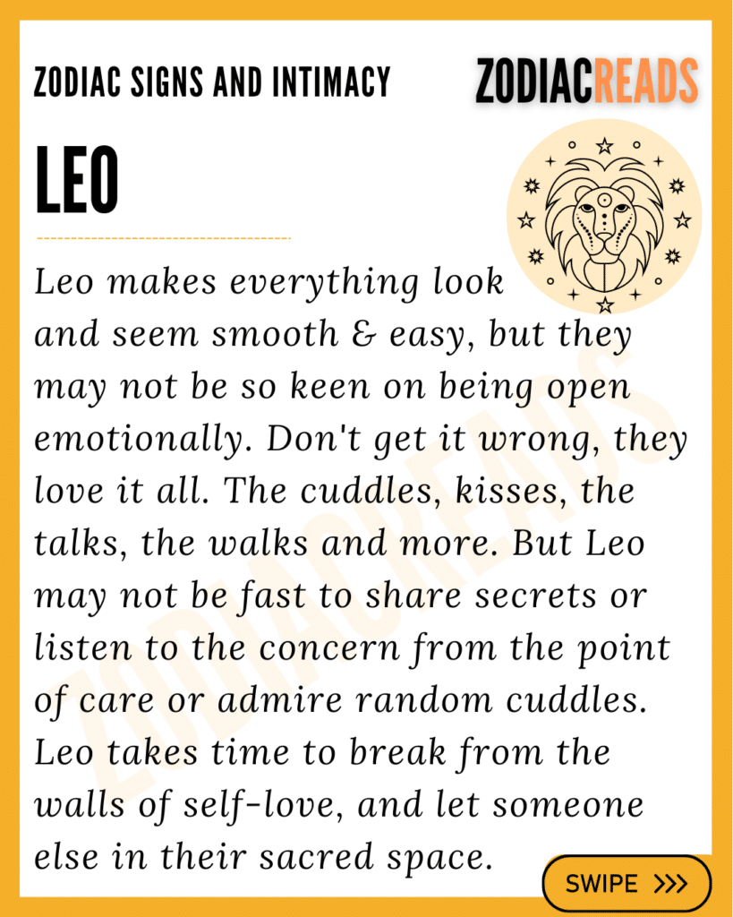 Signs and Intimacy leo