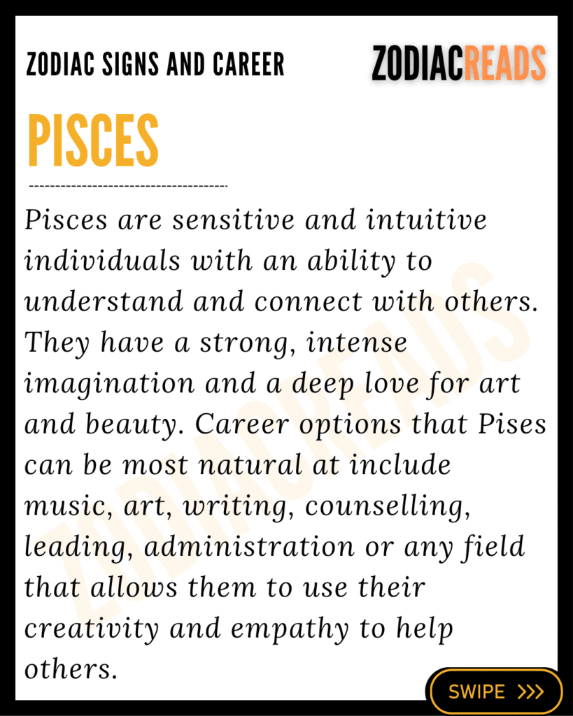 Pisces and career