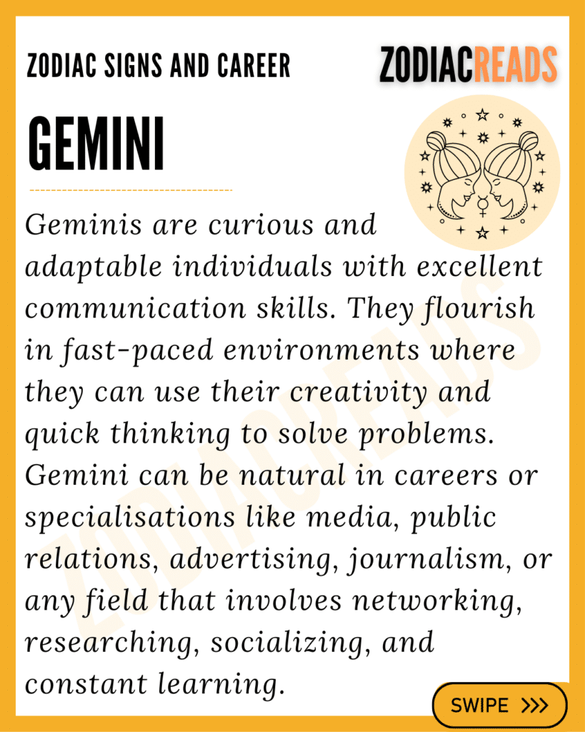 Gemini and career