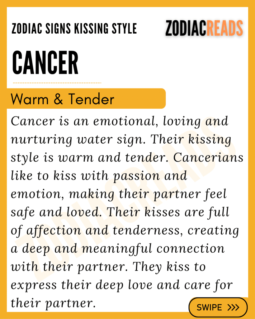 Cancer kissing style