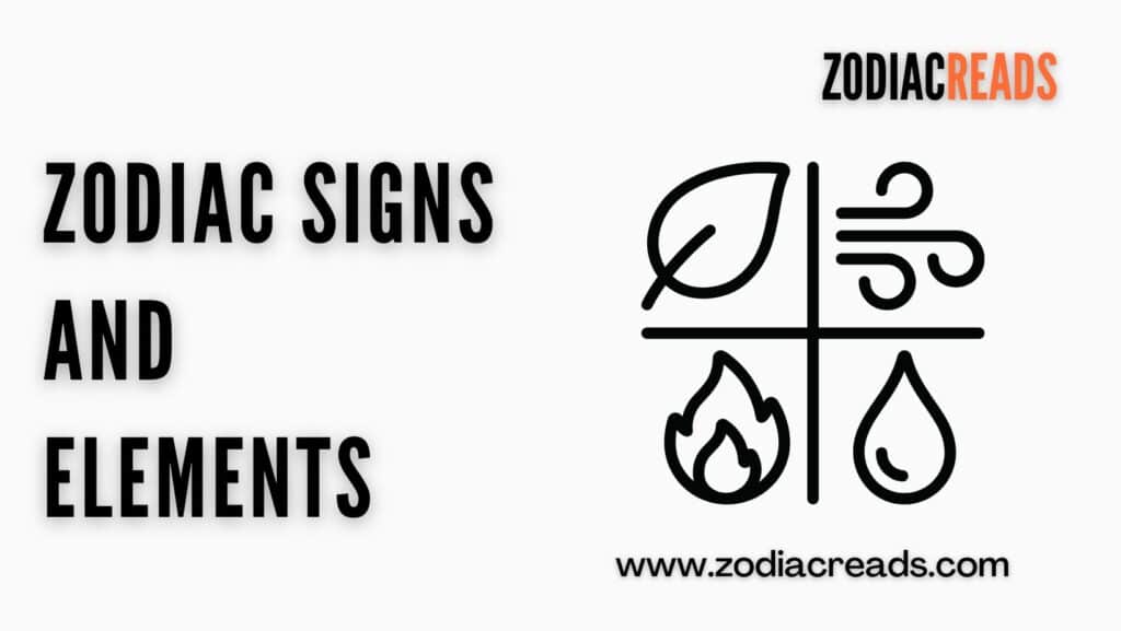 Zodiac signs and Elements