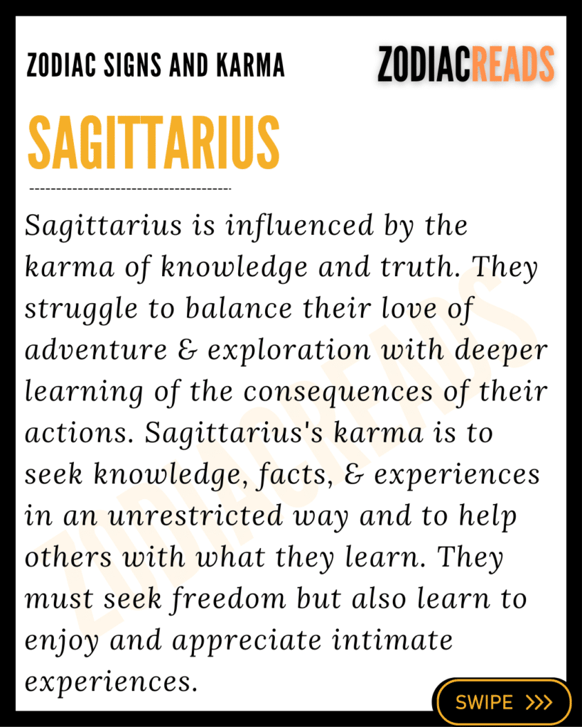 Sagittarius And KArma