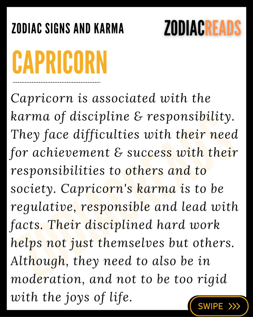 Capricorn And Karma