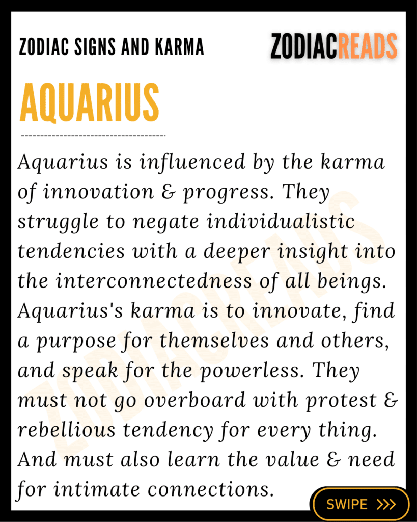 Aquarius And KArma