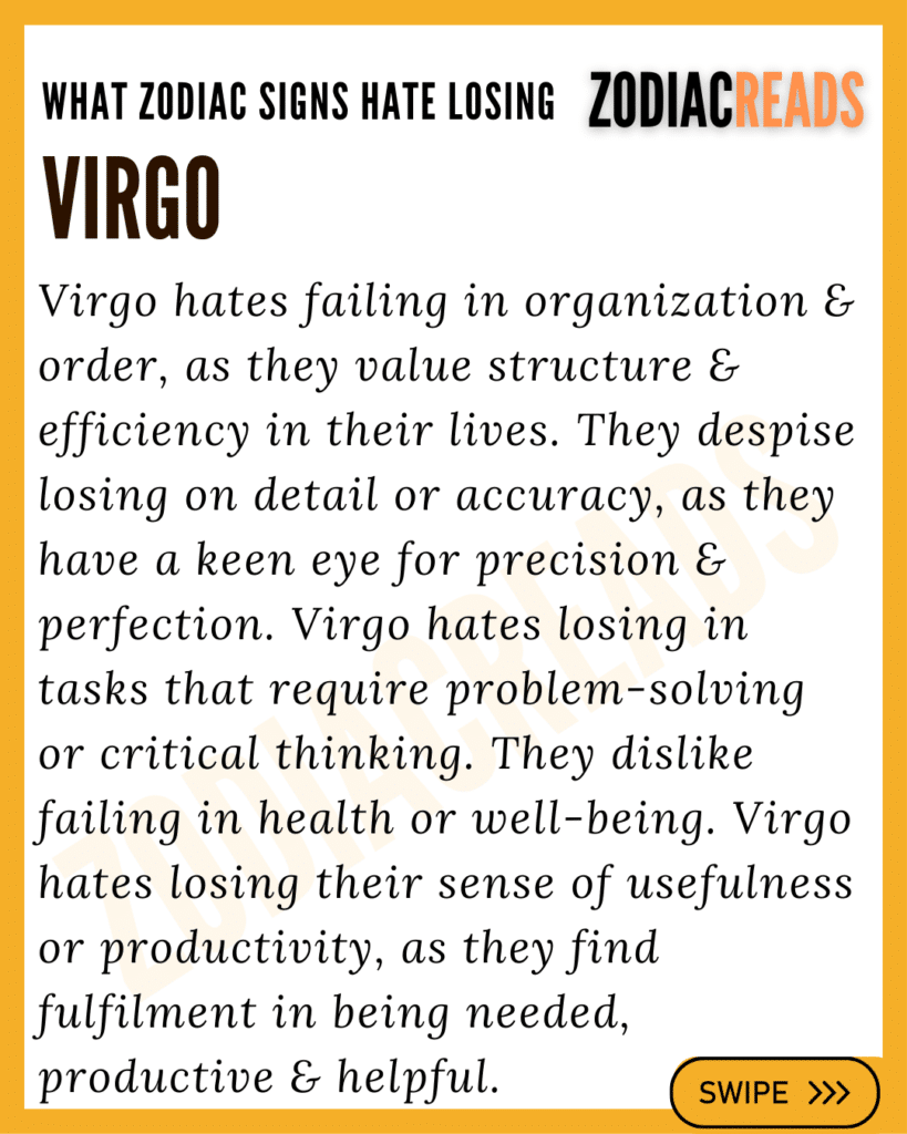 Virgo hate the most