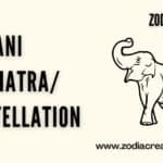 Bharani Nakshatra: constellation