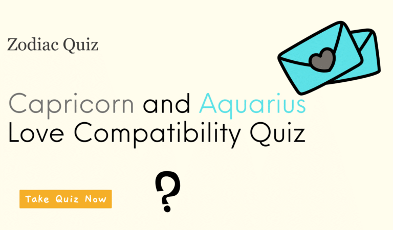 Capricorn and Aquarius compatibility quiz