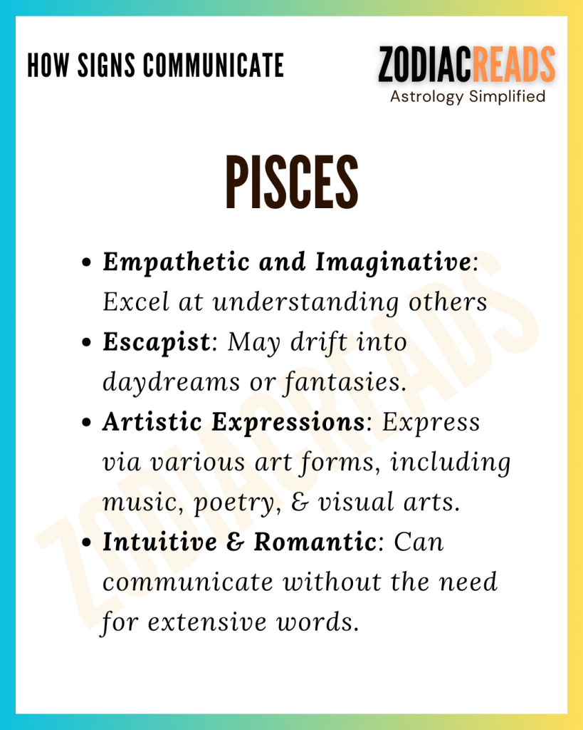 Pisces and communication