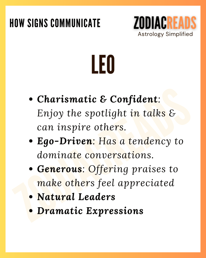 Leo and communication