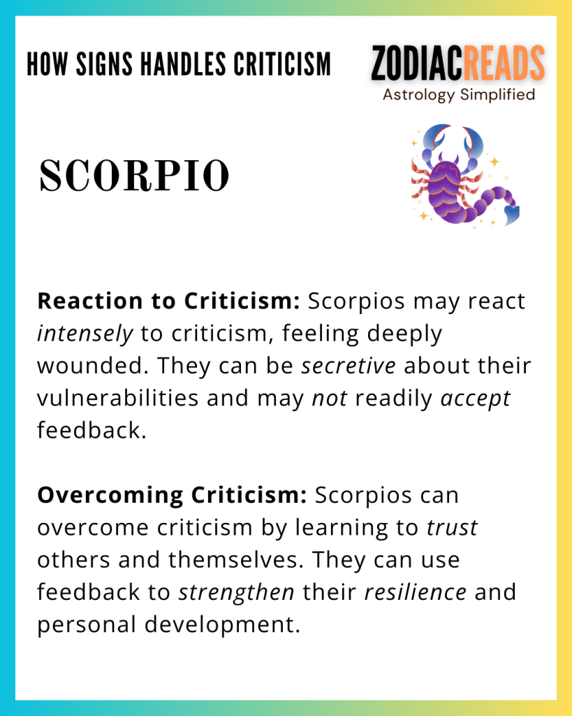 08 Scorpio and Criticism