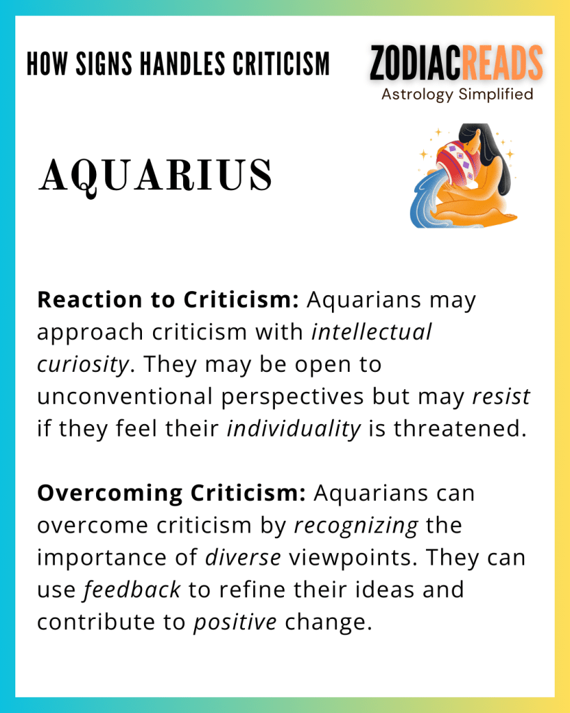 11 Aquarius and Criticism