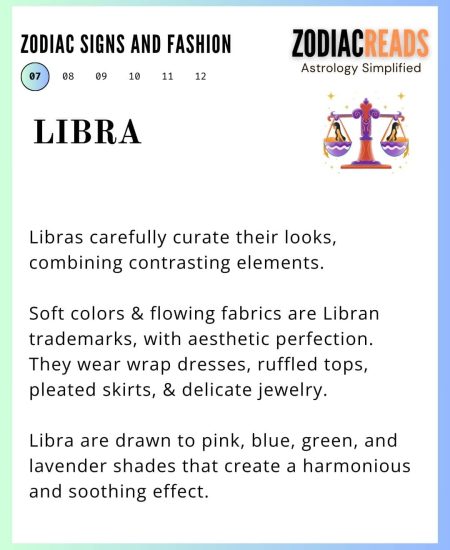 zodiac signs and fashion libra