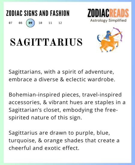 zodiac signs and fashion sagittarius