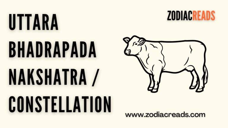 Uttara Bhadrapada Nakshatra : constellation