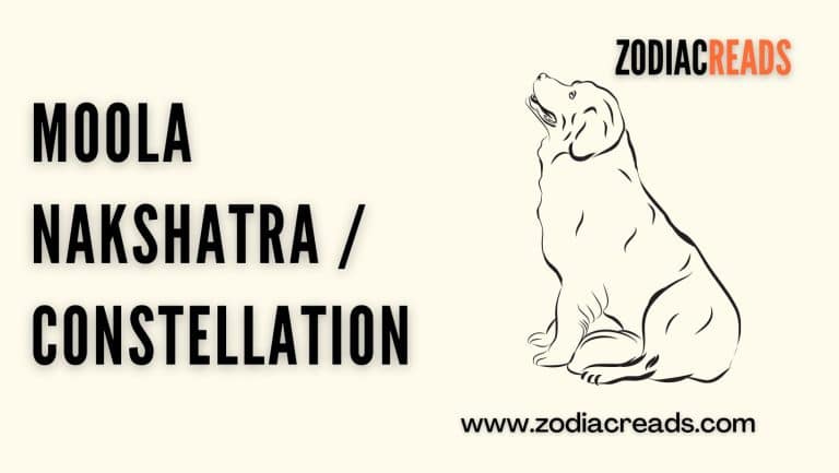 moola Nakshatra : constellation