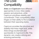 5 Aries and Capricorn Compatibility