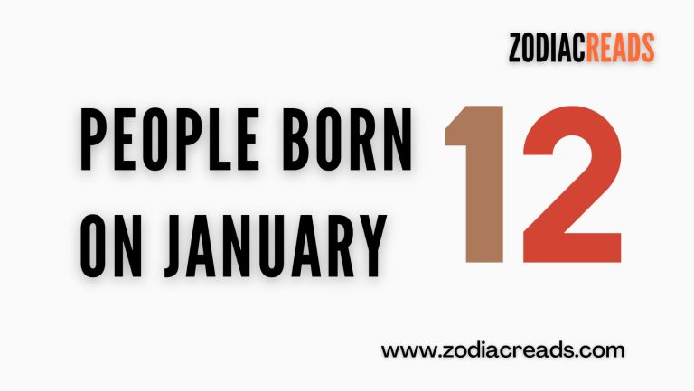 People Born on January 12