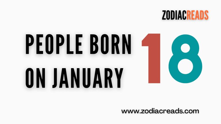 People Born January 18