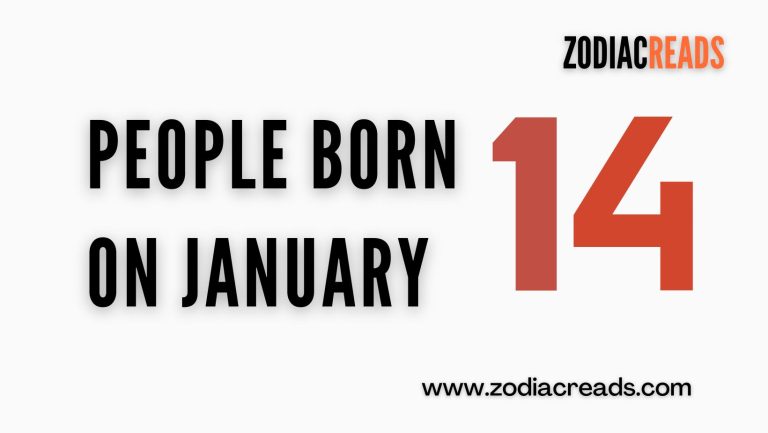 People Born on January 14