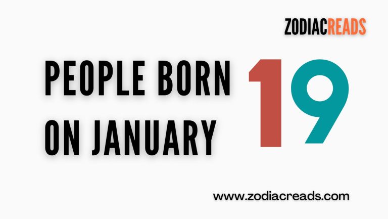 People Born on January 19