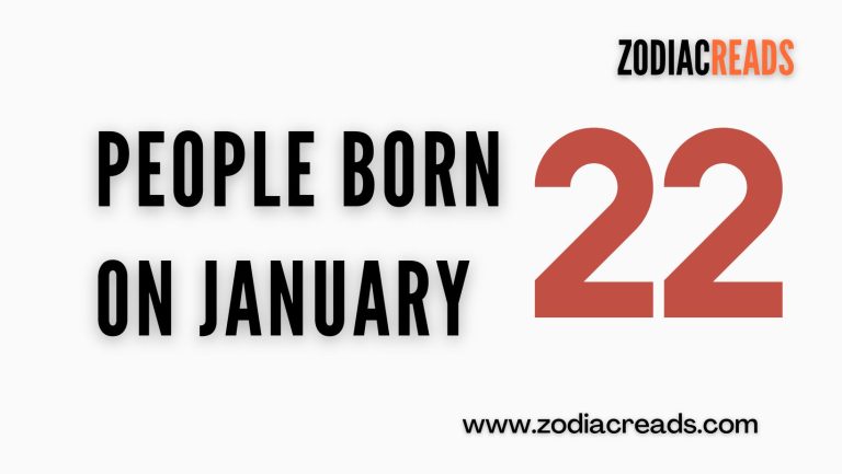 People Born on January 22