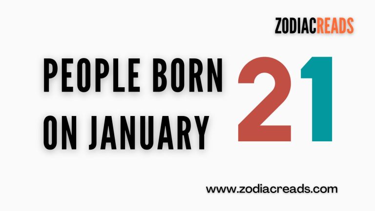 People born on January 21