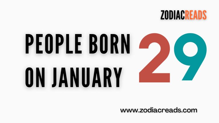 People Born on January 29