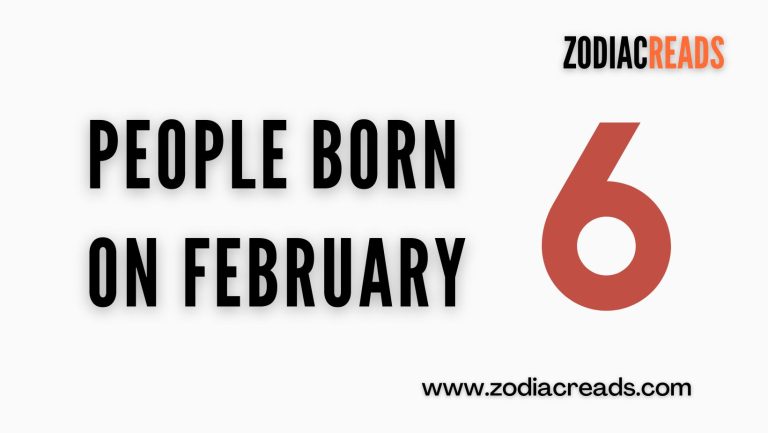 People born on 6th february