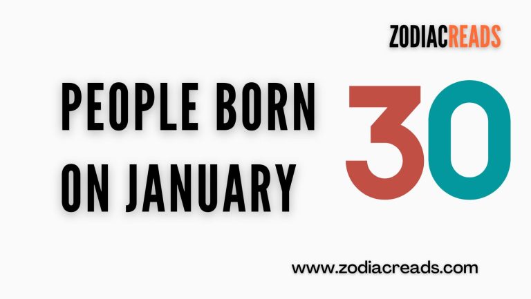 People born on January 30