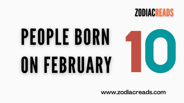 People Born on February 10