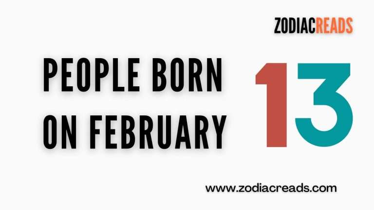 People born on february 13