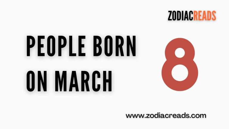 People born on march 8