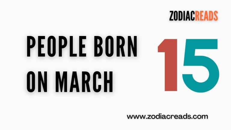 People born on 15 march